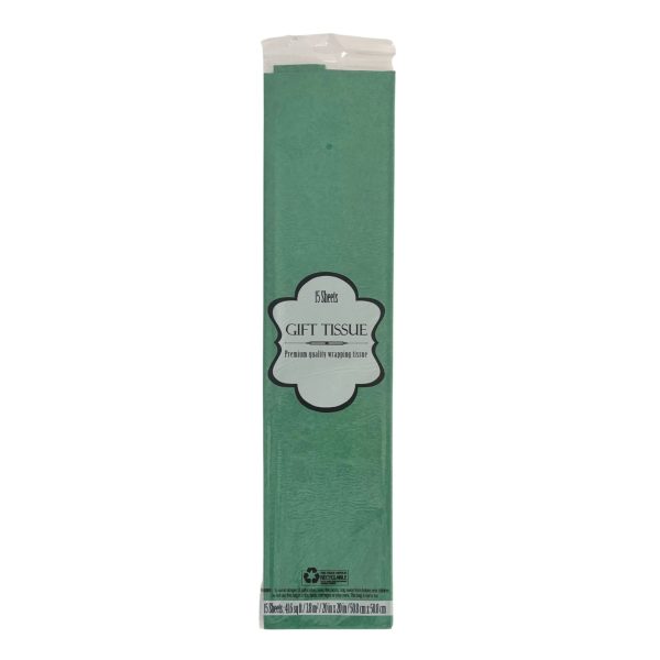 15 Count Dark Green Tissue Paper