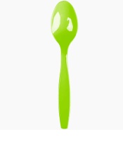 Plastic Spoons Fresh Lime-24 Count Package.