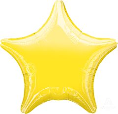 19" Metallic Yellow Star