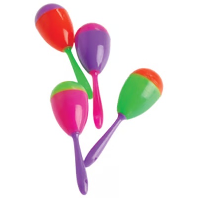 Mini Maracas-12 Count Package.