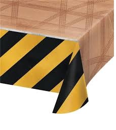 Table Cover Big Dig Construction-54" X 102"