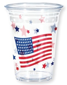 16 Ounce Clear Plastic Tumbler Cup.
