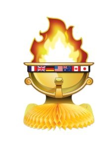 International Sports Centerpiece. 8.5" X 12.5"