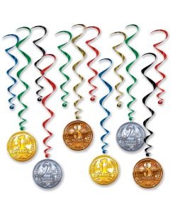 Award Medal Whirls- 12 Piece Package.
