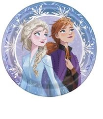 9" Paper Plate Frozen 2-8 Count Package.