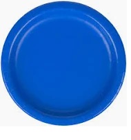 7" Paper Plate Cobalt Blue-24 Count Package.