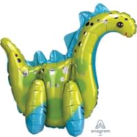 19" x 23" Air Filled Stegosaurus. Does NOT Float. Makes a Great Table Center Piece For A Dinosaur Birthday Party.