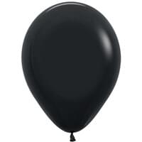 5" Latex Deluxe Black-50 Count Package. Does NOT Float.