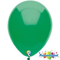 12" Latex Green-15 Count Package. Does Not Include Helium.